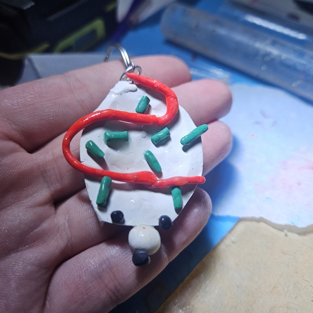 Mr. Xmas Tree Bear (Worry Stone)